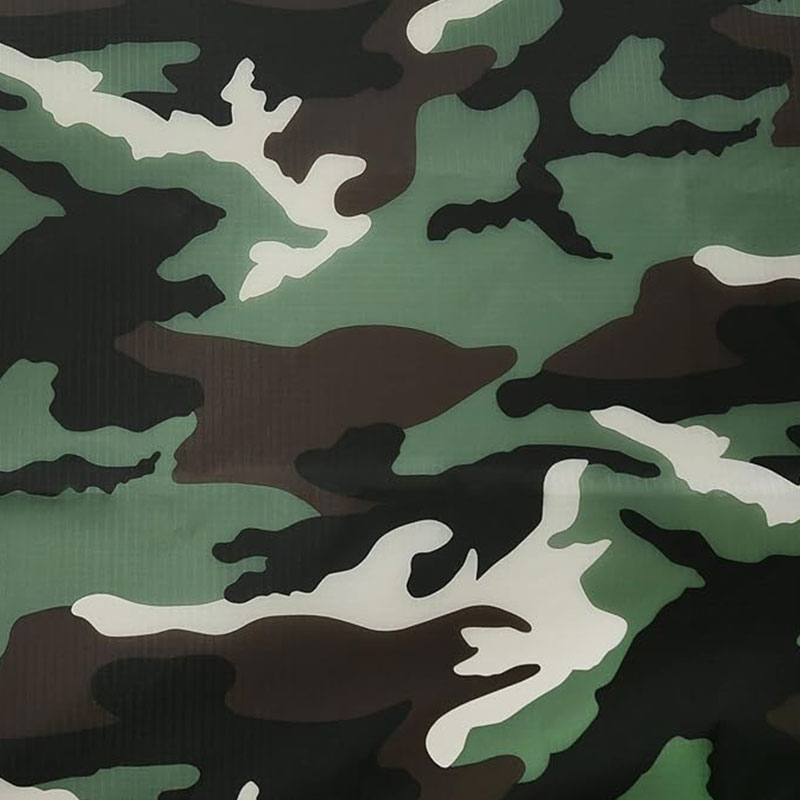 Camo waterproof fabric